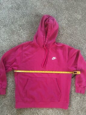 Nike Hot Pink Hoodie with White Swoosh Tag